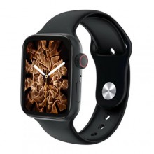 Смарт годинник Smart Watch Series 6 HW22 PLUS, 44mm Aluminium, безпровідна зарядка, чорний