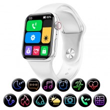 Смарт часы Smart Watch Series 6 M26 PLUS 44mm Aluminium беспроводная зарядка silver