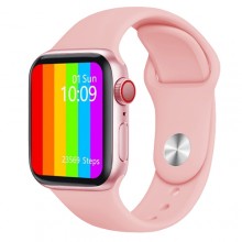 Смарт годинник Smart Watch W26 Тонометр ЕКГ Термометр Лічильник калорій Pожеві