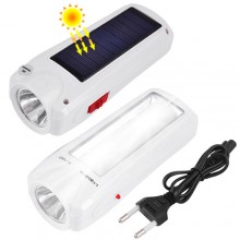 Фонарь Luxury 1027 T, 1W+9SMD, солнечная батарея, ЗУ 220V, встроенный аккумулятор 