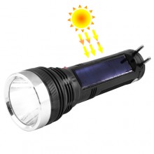 Фонарь Luxury 228T, 1W+8SMD, солнечная батарея, ЗУ 220V, встроенный аккумулятор