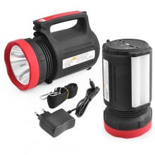 Фонарь переносной YJ-2886--5W+22SMD, power bank, встроенный аккумулятор, ЗУ 220V (Yajia)